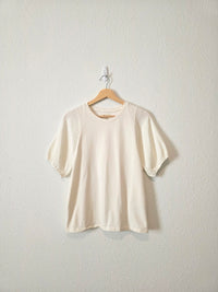 Madewell Gauze Sleeve Cotton Tee (S)