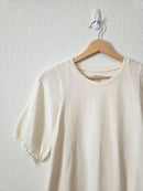 Madewell Gauze Sleeve Cotton Tee (S)