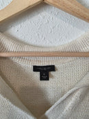 Cream Collared Sweater Vest (XL)