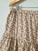 Madewell Floral Ruffle Mini Skirt (XL)