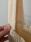 Roxy Smocked Wide Leg Jumpsuit (M)
