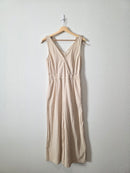 Striped Wide Leg Jumpsuit (S)