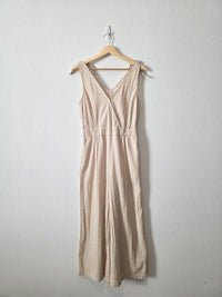 Striped Wide Leg Jumpsuit (S)