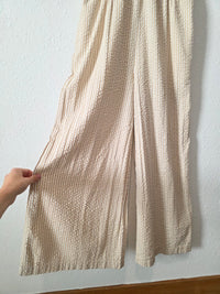 Striped Wide Leg Jumpsuit (S)