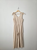 Striped Wide Leg Jumpsuit (S)