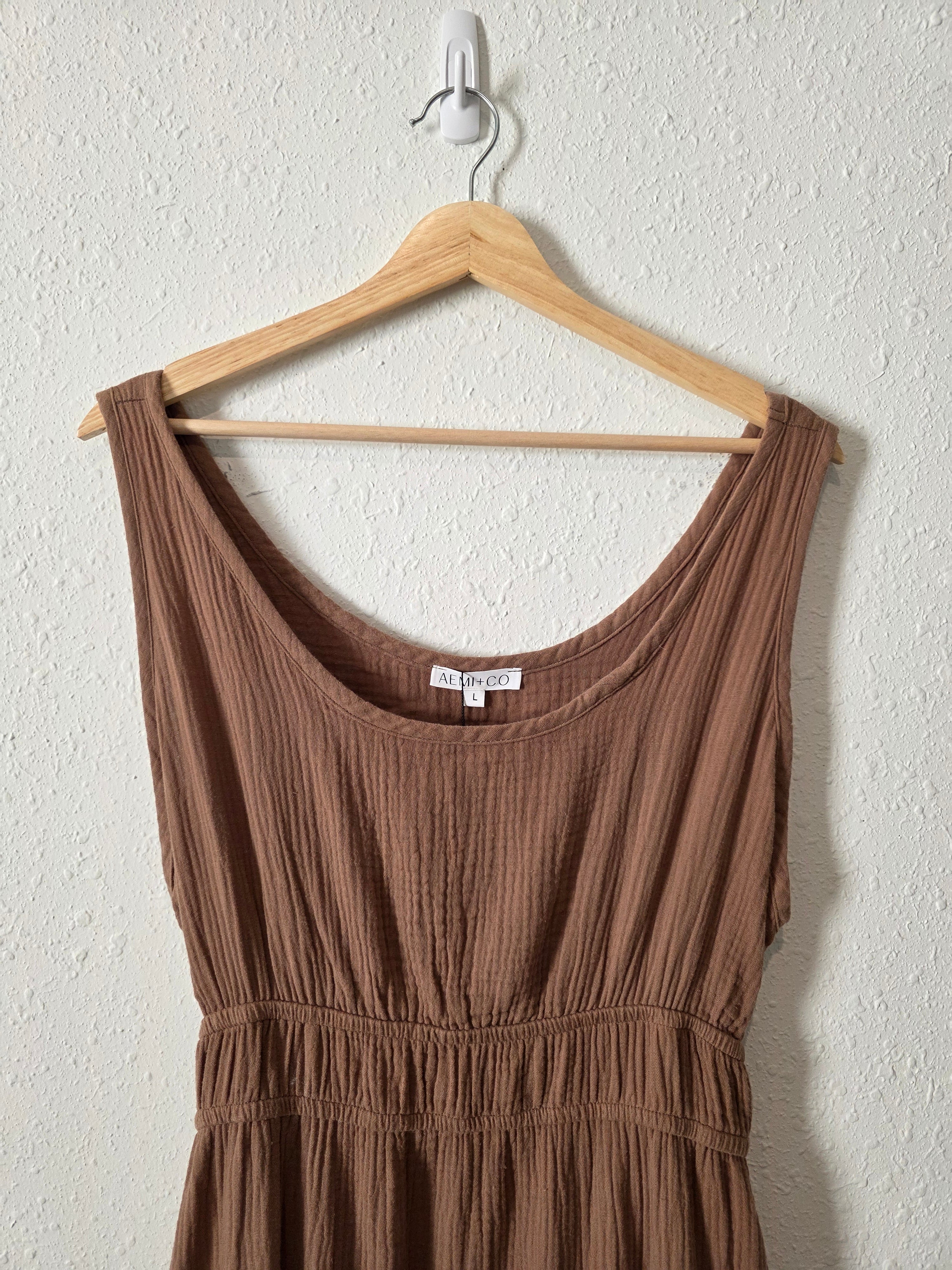 NEW Aemi + Co Gauze Maxi Dress (L)