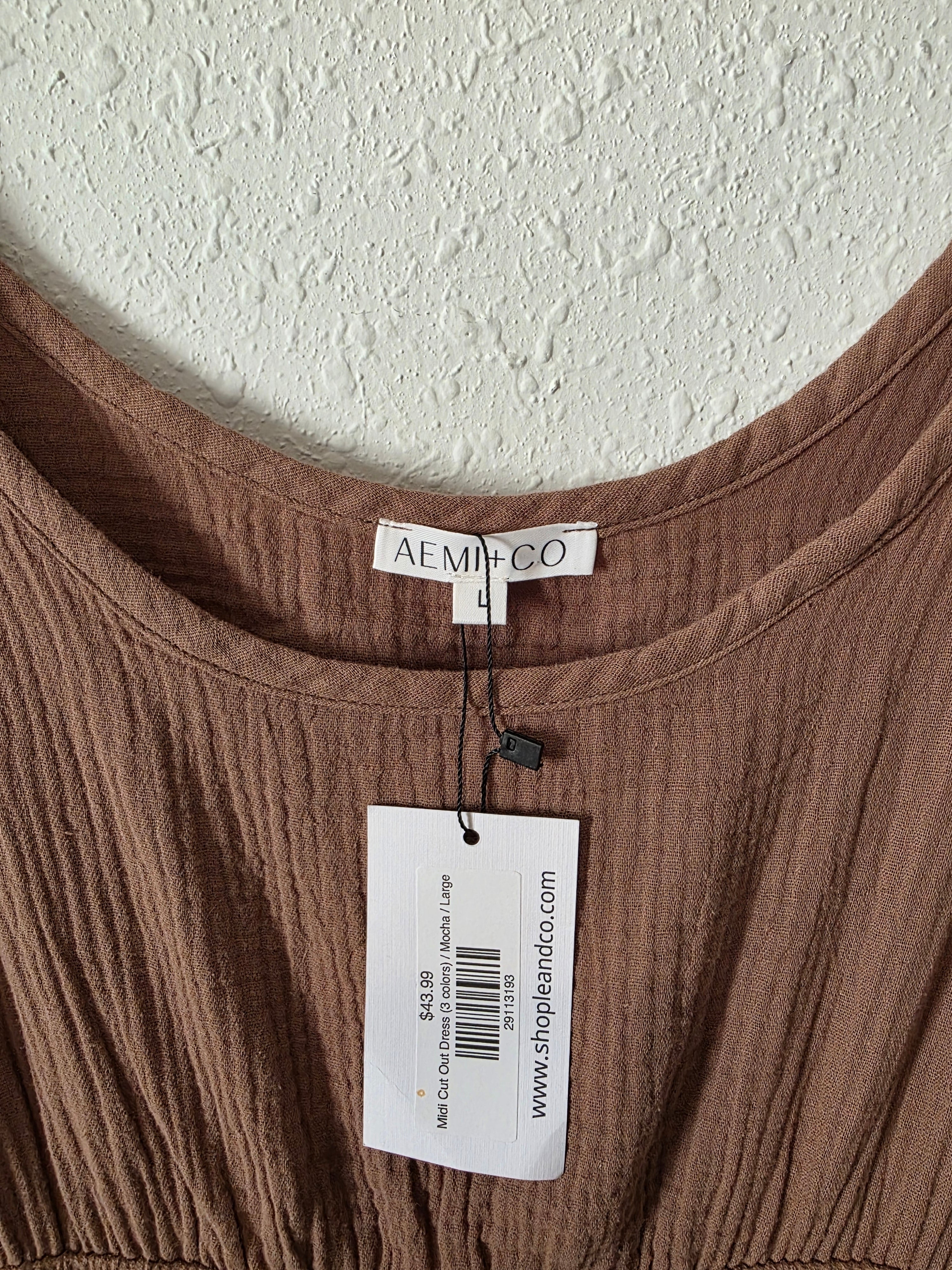 NEW Aemi + Co Gauze Maxi Dress (L)
