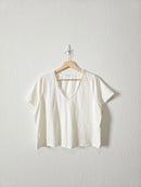 Marine Layer Crochet Cotton Tee (L)