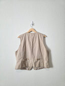 Vintage Floral Embroidered Vest (L)