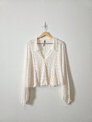 Anthropologie Textured Button Up (M)