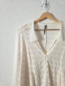 Anthropologie Textured Button Up (M)