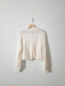 Anthropologie Textured Button Up (M)