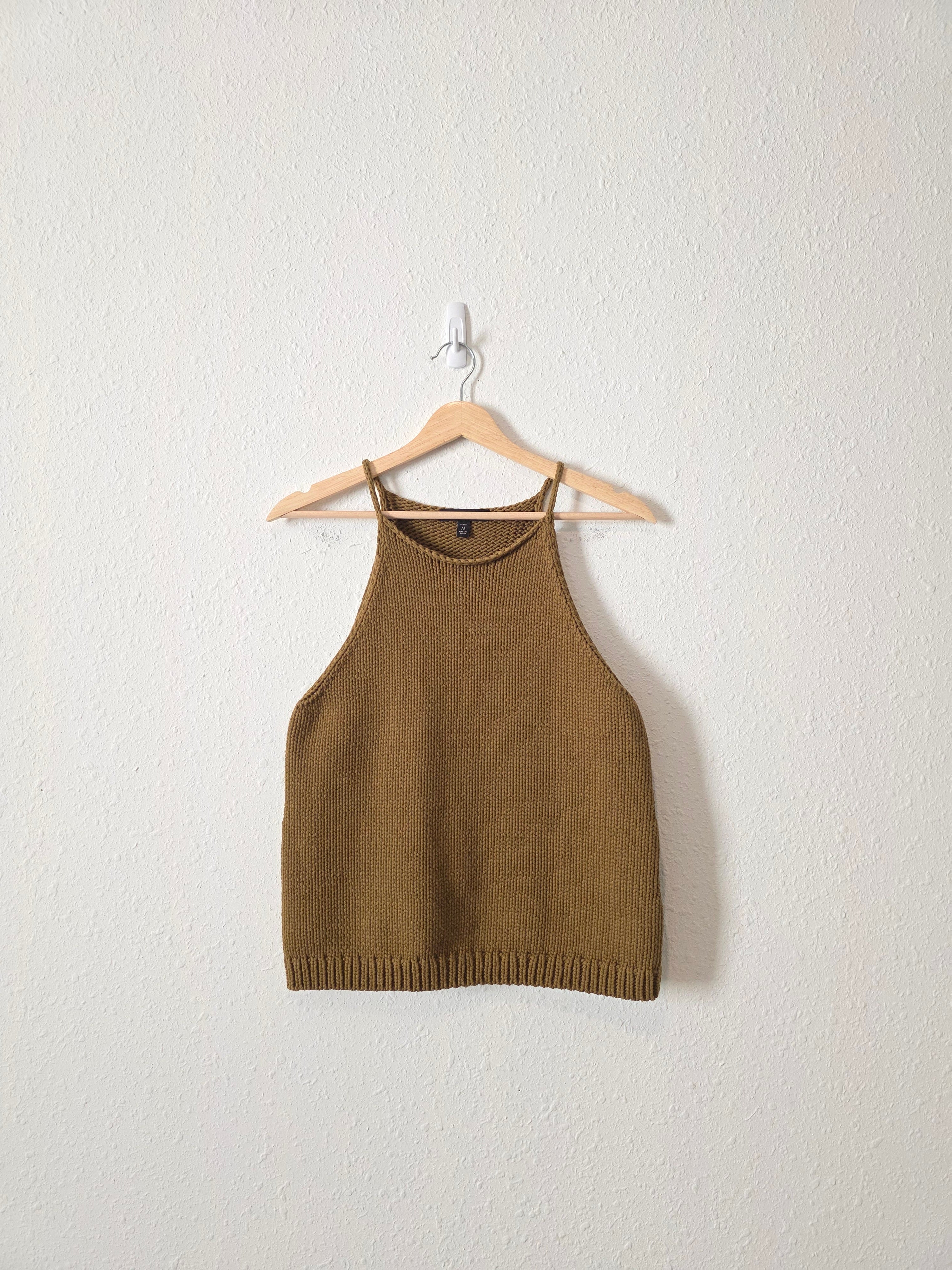 Banana Republic Olive Knit Tank (M)