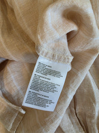 Lands End Neutral Linen Button Up (M)