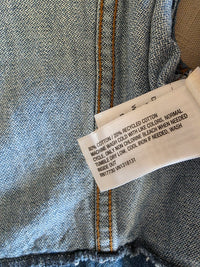 Cropped Denim Vest (L)