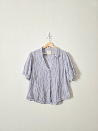 Abercrombie Striped Button Up (L)