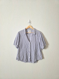 Abercrombie Striped Button Up (L)