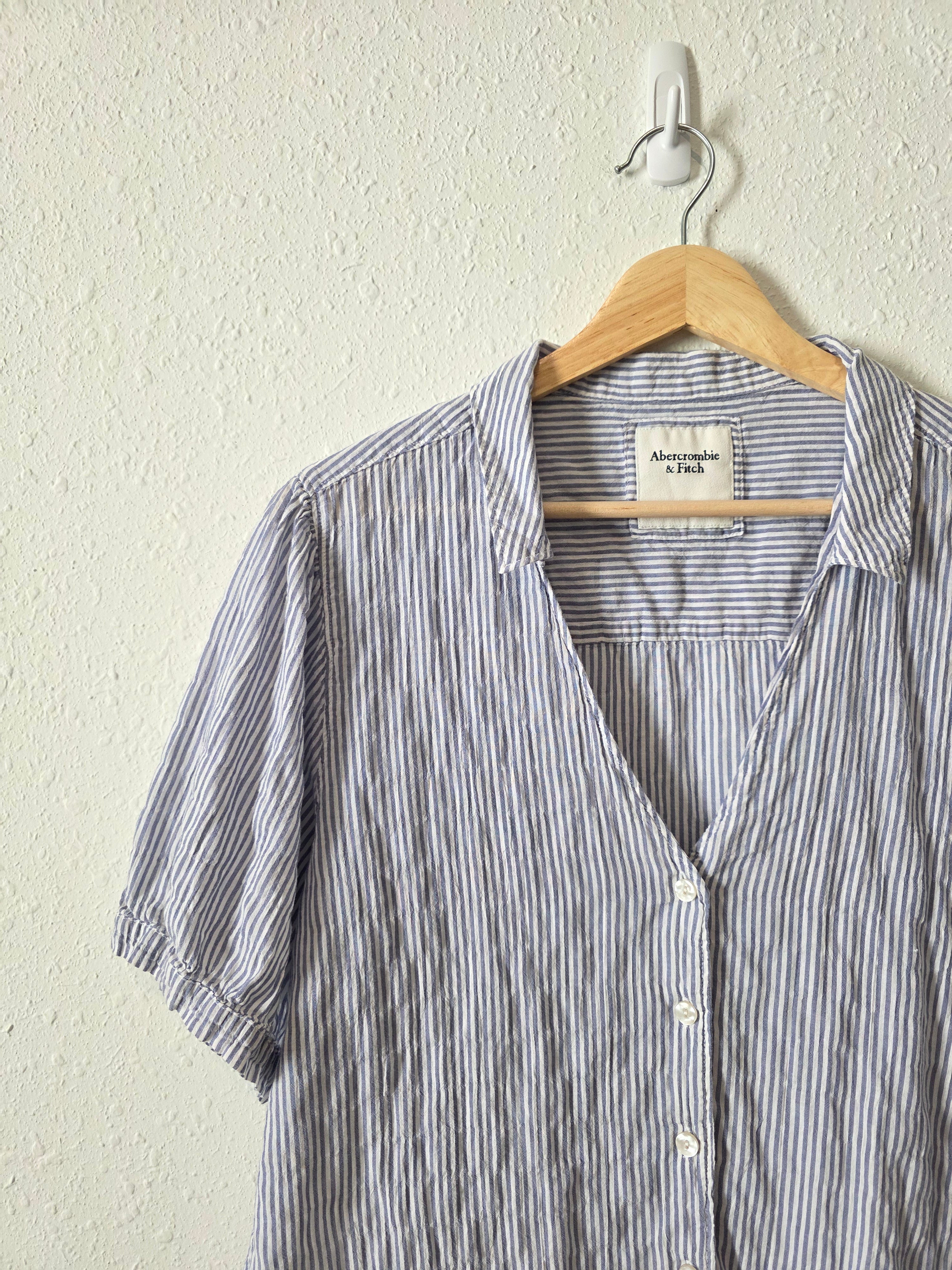 Abercrombie Striped Button Up (L)