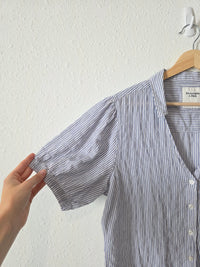 Abercrombie Striped Button Up (L)