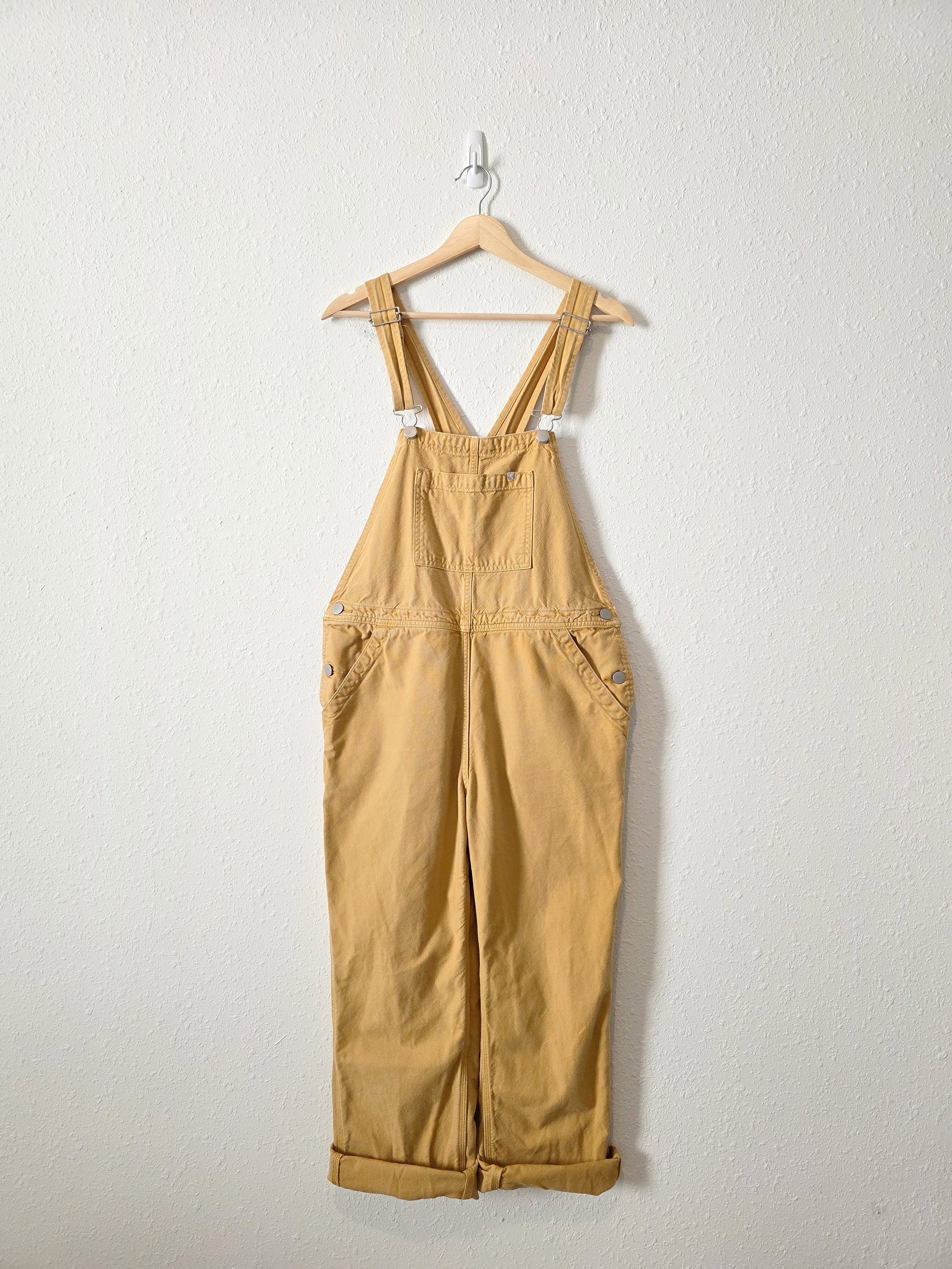Everlane Mustard Relaxed Overalls (6)