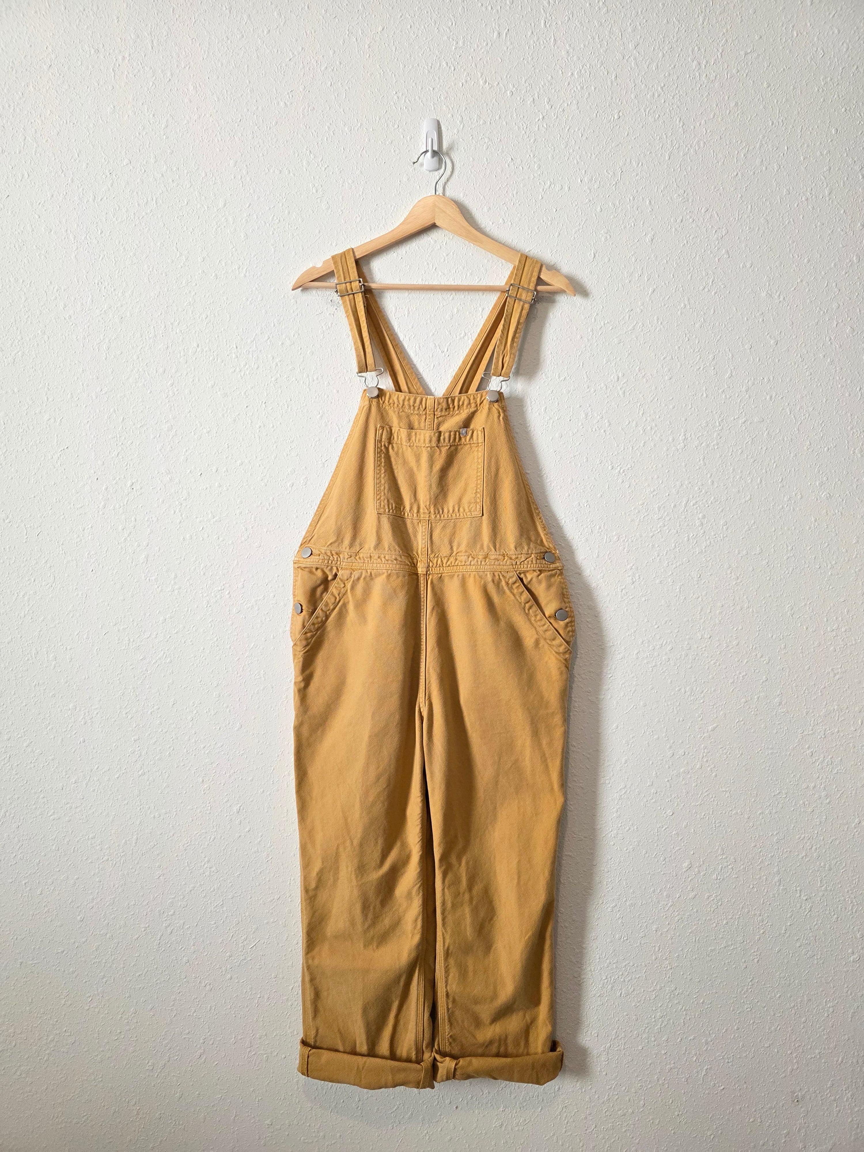 Everlane Mustard Relaxed Overalls (6)