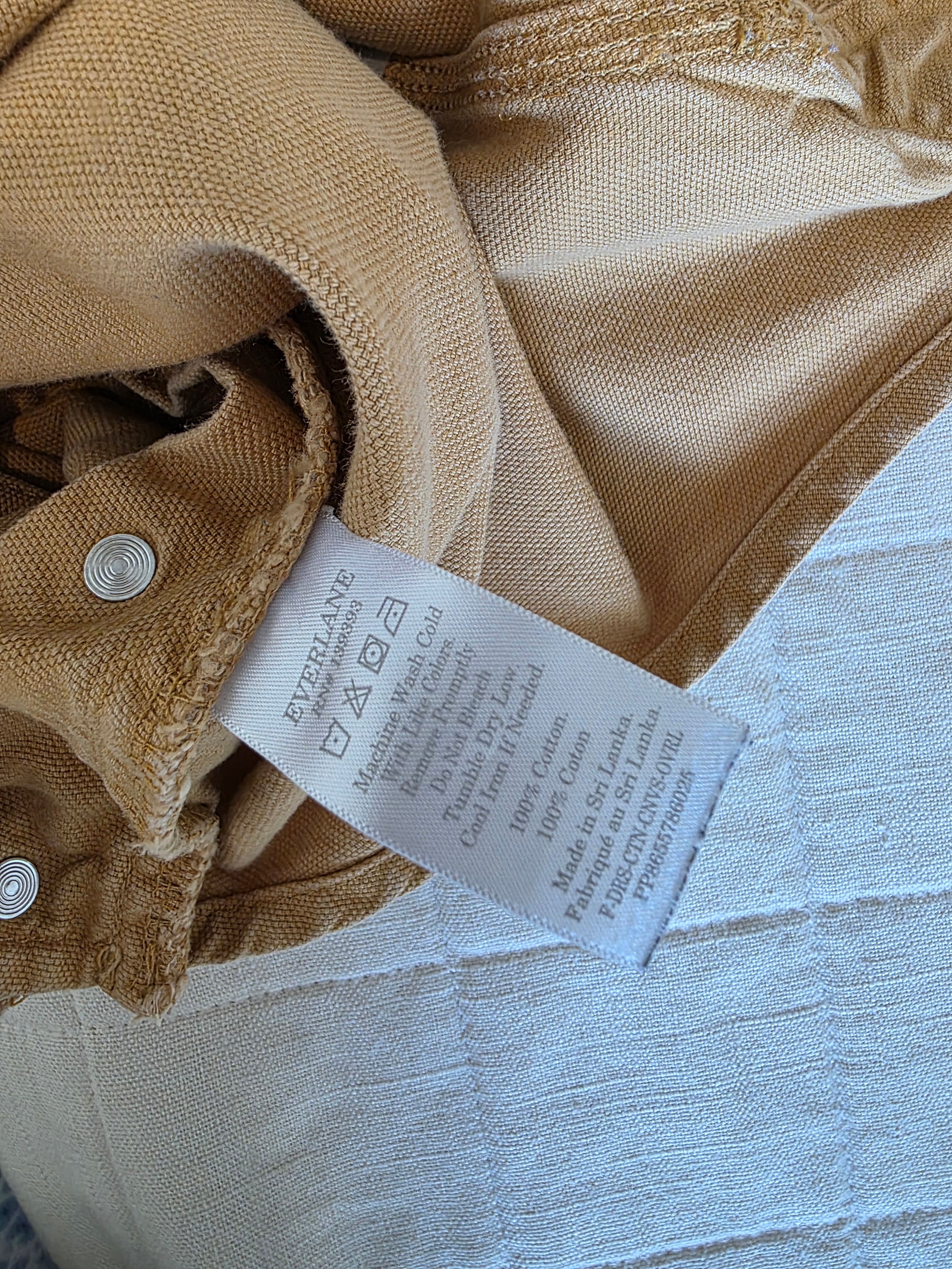 Everlane Mustard Relaxed Overalls (6)