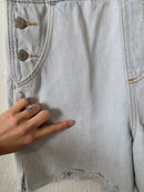 Levi's Light Wash Denim Shortalls (S)
