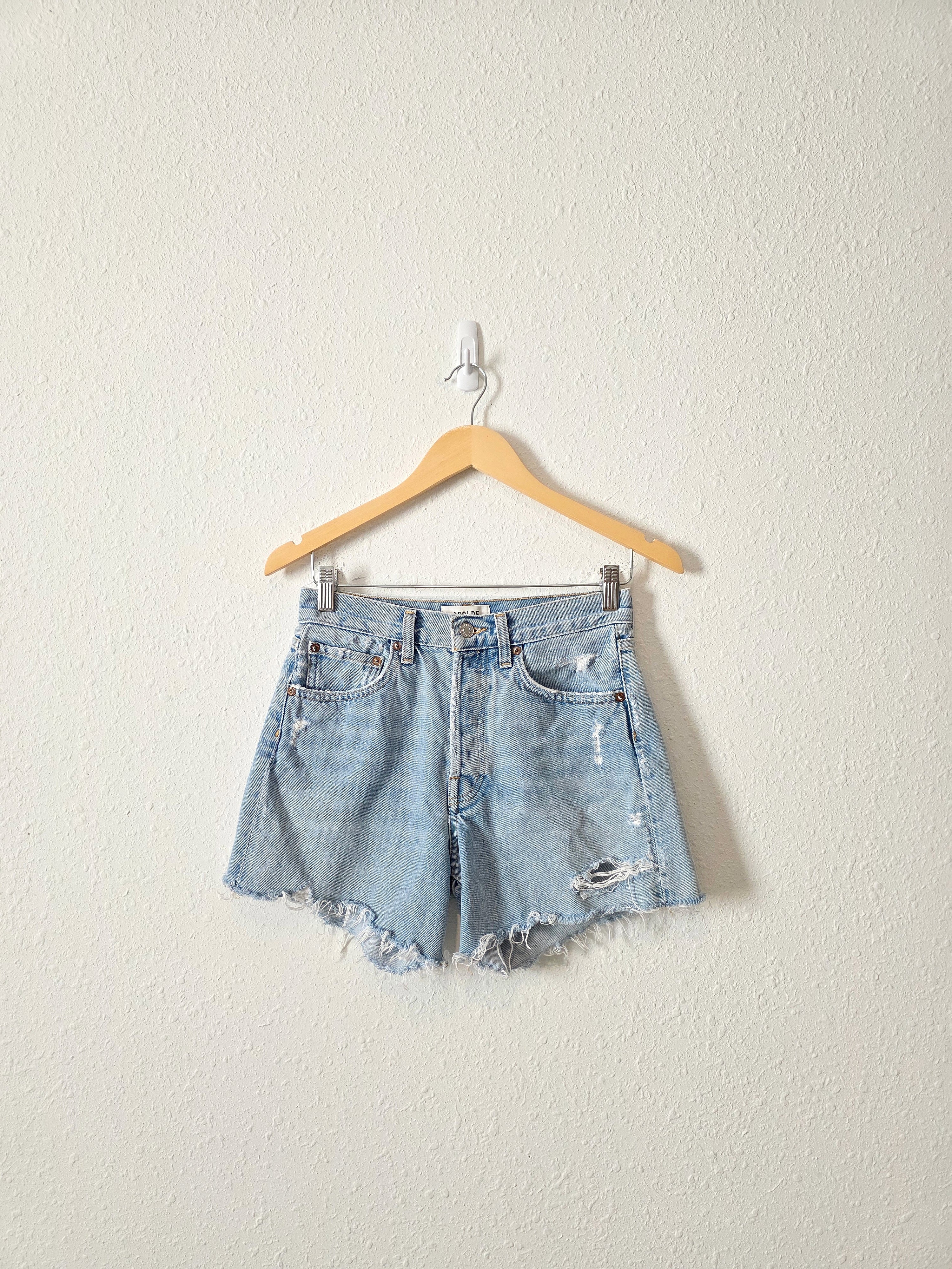 Agolde Parker Denim Shorts (24)