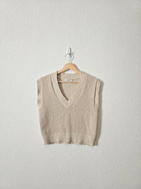 Madewell Cotton Sweater Vest (XS)