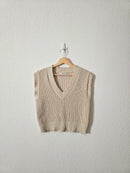 Madewell Cotton Sweater Vest (XS)
