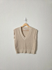 Madewell Cotton Sweater Vest (XS)