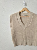 Madewell Cotton Sweater Vest (XS)