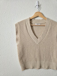 Madewell Cotton Sweater Vest (XS)