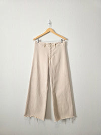 Zara Neutral Wide Leg Jeans (12)