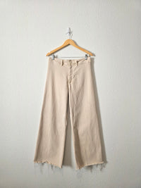 Zara Neutral Wide Leg Jeans (12)