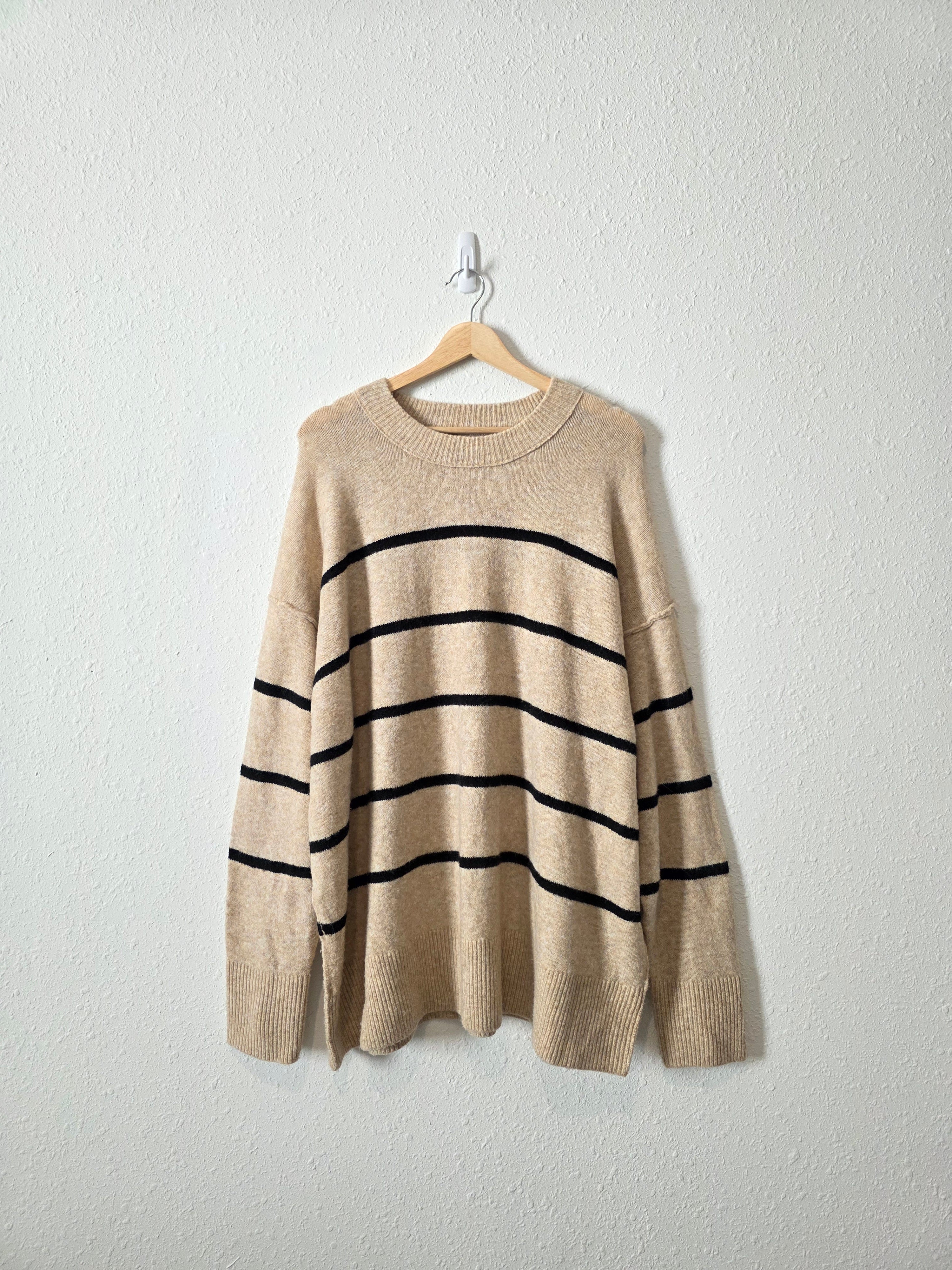Aerie Striped Oversized Sweater (L)