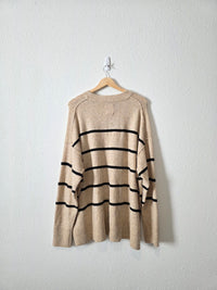 Aerie Striped Oversized Sweater (L)