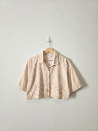 Bobbie Wren Gingham Button Up (S)