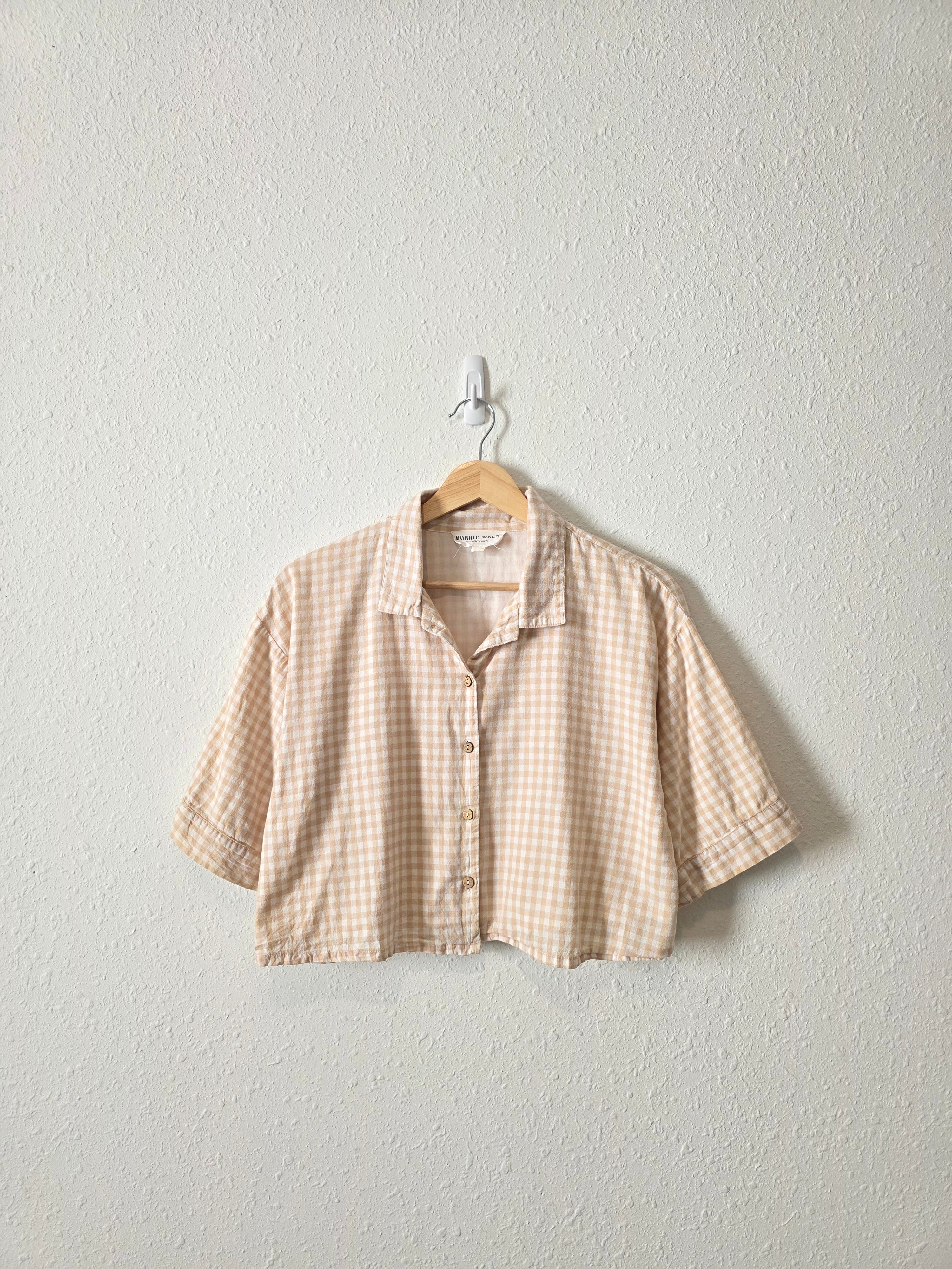 Bobbie Wren Gingham Button Up (S)