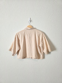 Bobbie Wren Gingham Button Up (S)