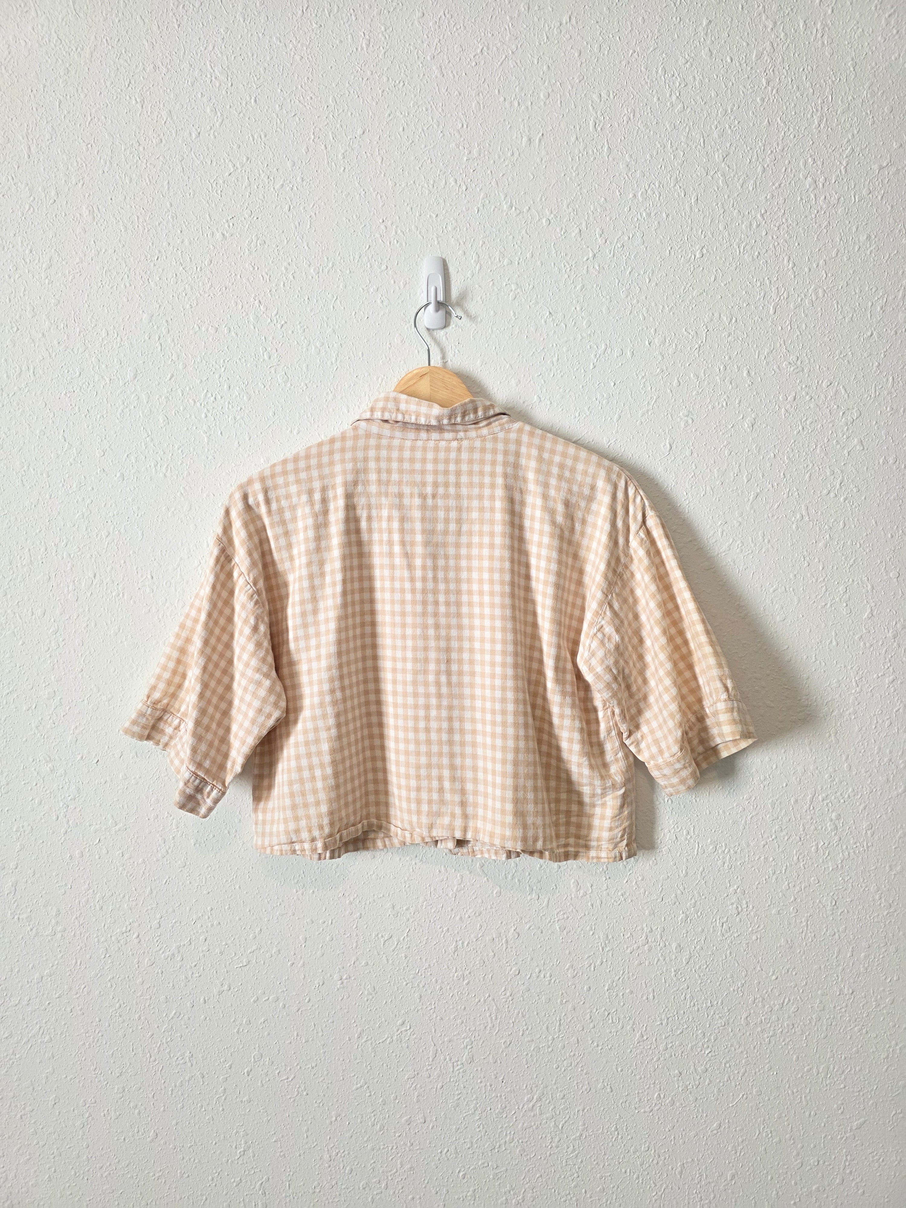 Bobbie Wren Gingham Button Up (S)