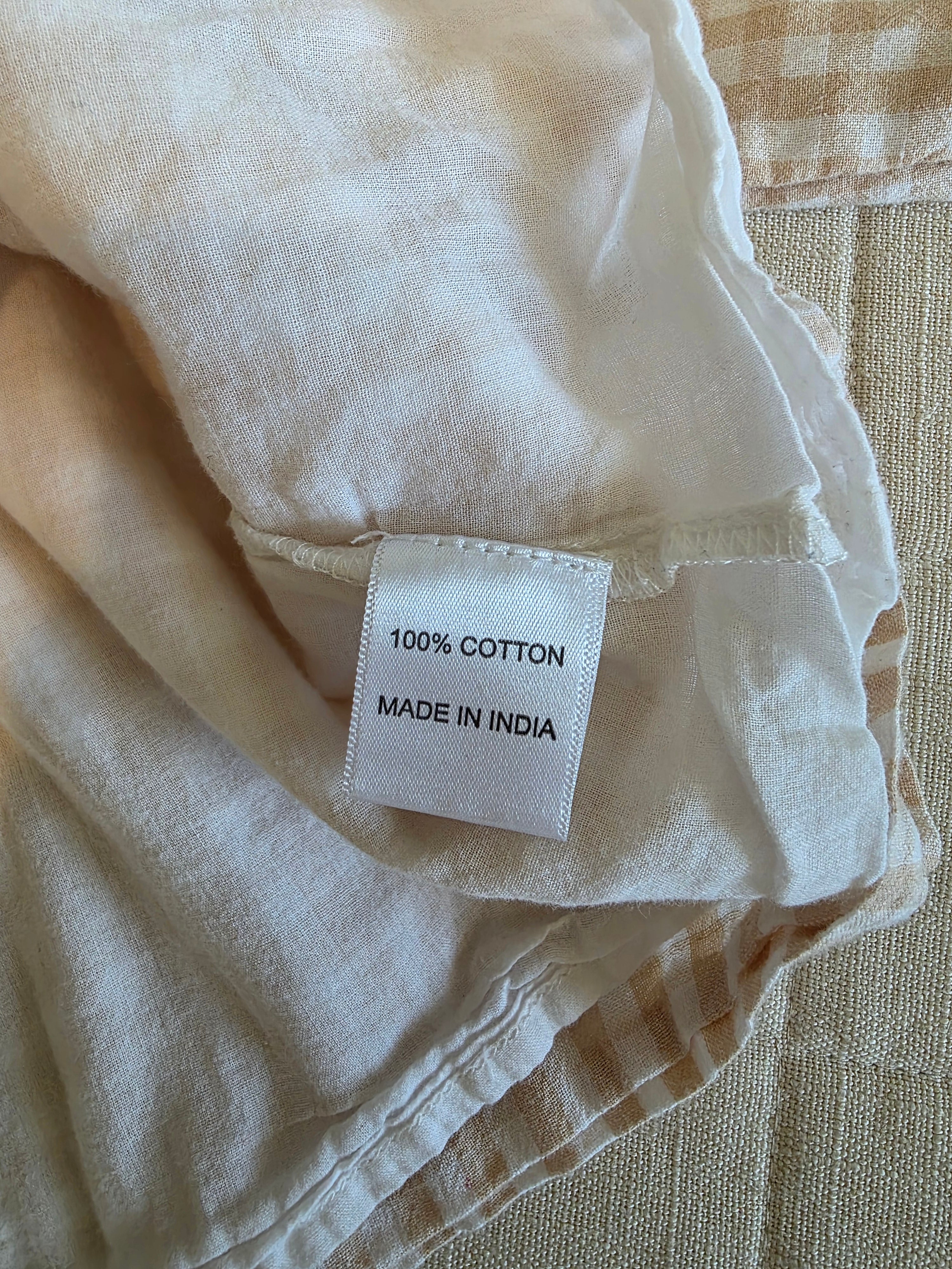 Bobbie Wren Gingham Button Up (S)
