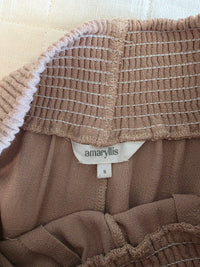 Wide Leg Linen Blend Pants (S)