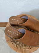 Brown Leather Mules (8)