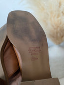 Brown Leather Mules (8)