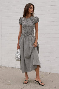 NEW Bohme Gingham Maxi Dress (M)