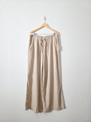 NEW Linen Wide Leg Pants (XL)