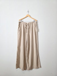 NEW Linen Wide Leg Pants (XL)