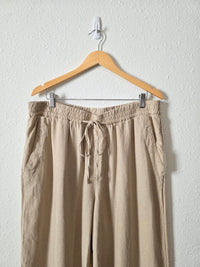 NEW Linen Wide Leg Pants (XL)