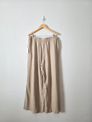 NEW Linen Wide Leg Pants (XL)